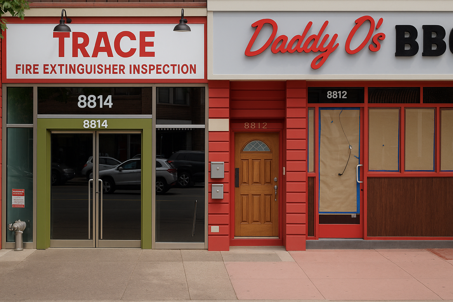 Trace Fire Extinguisher Inspection storefront at 8814 3rd Ave, Brooklyn